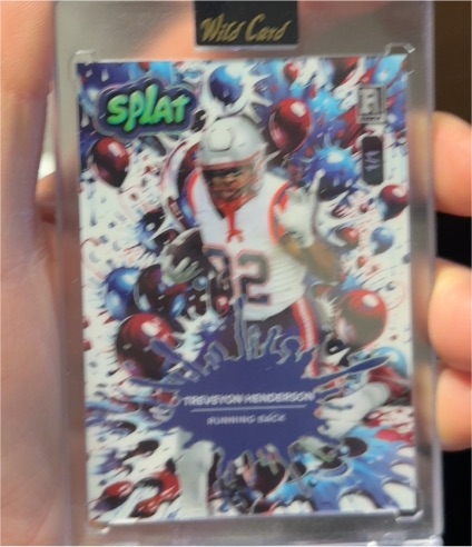 2025 Wild Card Splat Treveyon Henderson — front