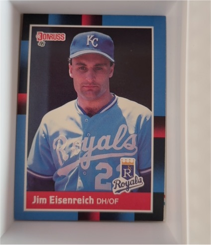 1988 Donruss #343 Jim Eisenreich — front
