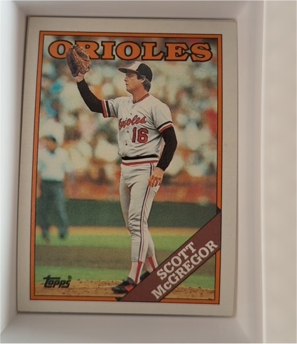1988 Topps #419 Scott McGregor — front