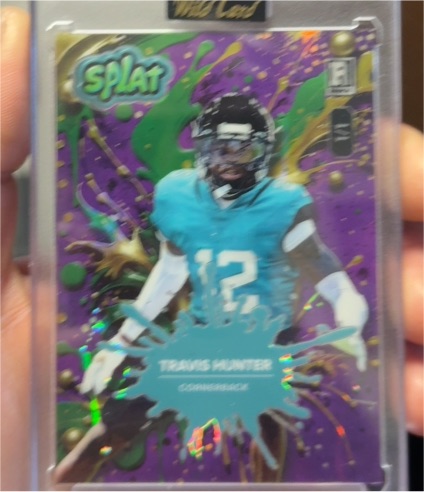 2025 Wild Card Splat #Splat Travis Hunter — front