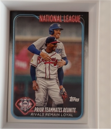 2024 Topps Series 2 #481 Prior Teammates Reunite Freddie Freeman & Ozzie Albies — front
