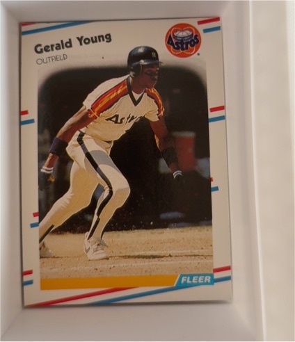 1988 Fleer #460 Gerald Young Houston Astros — front