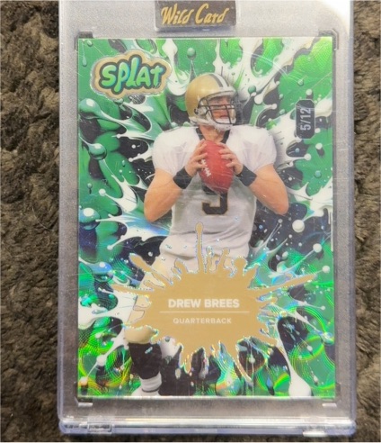 2025 Wild Card Splat #5 Drew Brees — front
