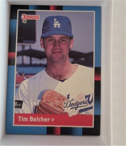1988 Donruss #587 Tim Belcher — front