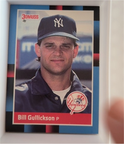 1988 Donruss #586 Bill Gullickson — front