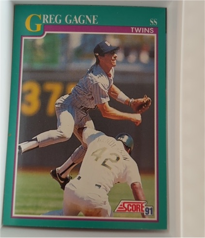1991 Score #211 Greg Gagne — front