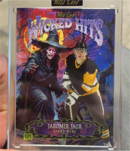 2025 Wild Card Wicked Hits 1/1 Jaromir Jagr — front