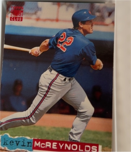 1994 Topps Stadium Club #566 Kevin McReynolds — front