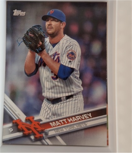 2017 Topps #164 Matt Harvey — front