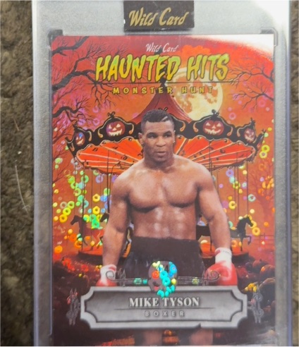 2025 Wild Card Haunted Hits Monster Hunt Mike Tyson — front