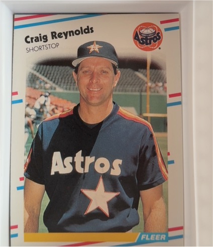 1988 Fleer #454 Craig Reynolds — front
