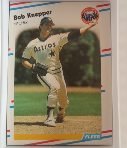 1988 Fleer #451 Bob Knepper — front