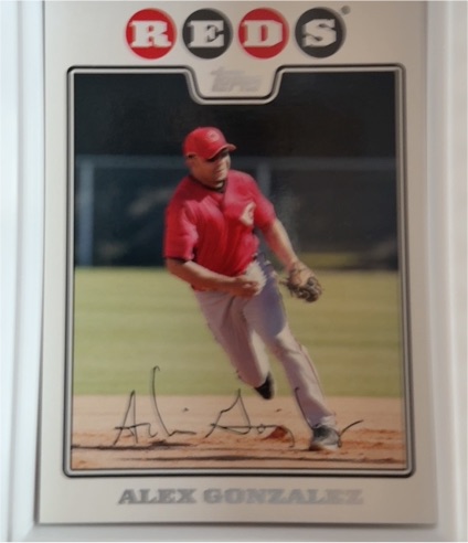 2008 Topps Reds Alex Gonzalez — front