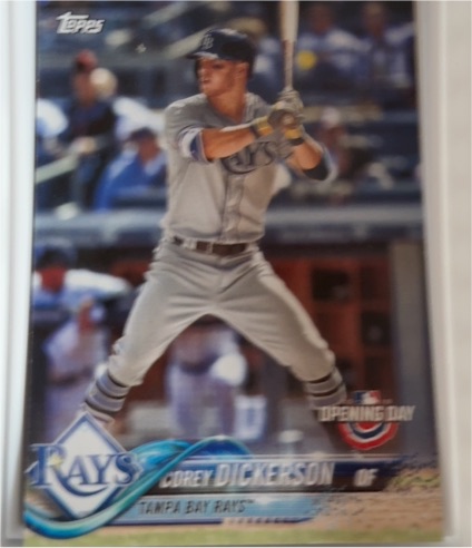 2018 Topps #227 Corey Dickerson — front