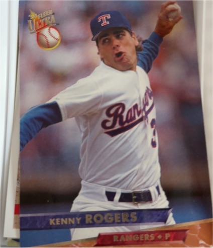 1993 Fleer Ultra #285 Kenny Rogers — front