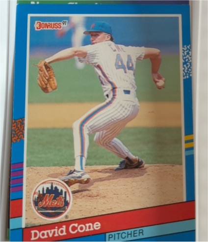 1991 Donruss #154 David Cone — front