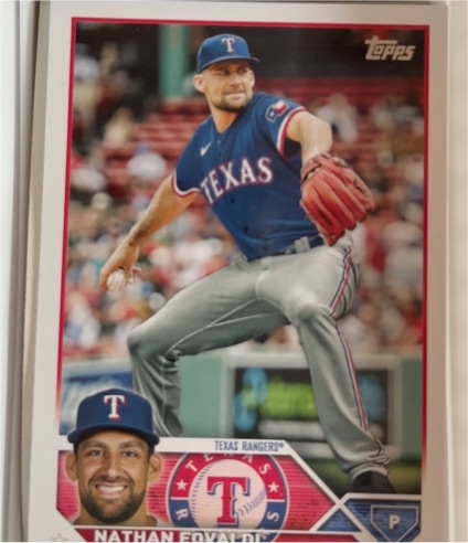 2023 Topps #341 Nathan Eovaldi — front