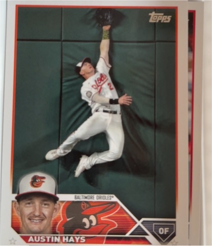 2023 Topps #546 Austin Hays — front