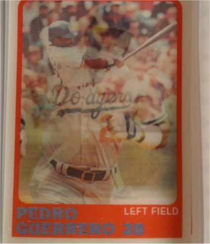 1988 Sportflics #28 Pedro Guerrero — front