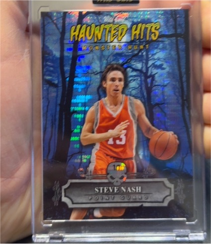 2025 Wild Card Haunted Hits Monster Hunt #1/1 Steve Nash — front