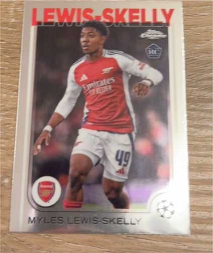 2024-25 Topps Chrome UEFA Club Competitions #154 Myles Lewis-Skelly — front