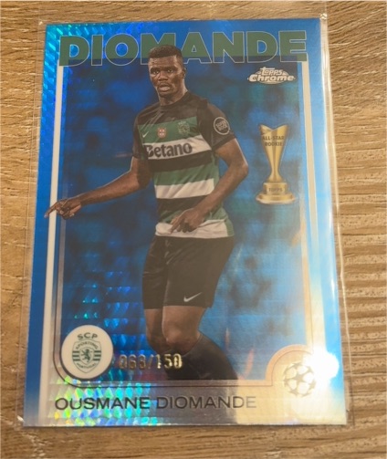 2024-25 Topps Chrome UEFA #122 Ousmane Diomande — front
