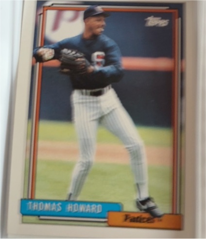 1992 Topps Traded #T1 Thomas Howard — front