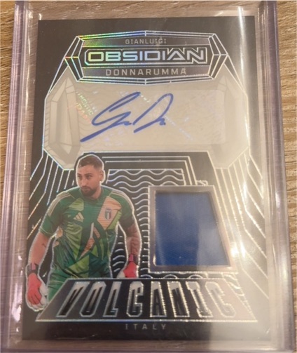 2024-25 Panini Obsidian #Volcanic Gianluigi Donnarumma — front