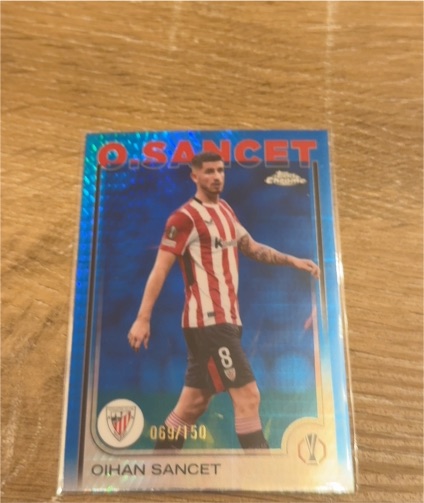 2024-25 Topps Chrome UEFA Club Competitions #72 Oihan Sancet — front