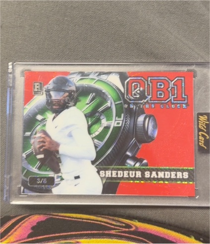 2024 Wild Card QB1 On The Clock #3 Shedeur Sanders — front