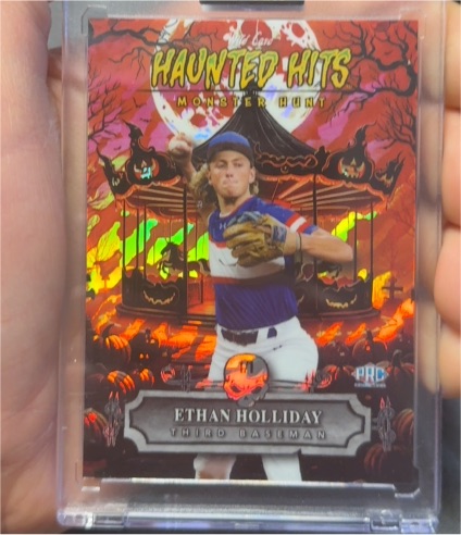2025 Wild Card Haunted Hits Monster Hunt #Ethan Holliday — front