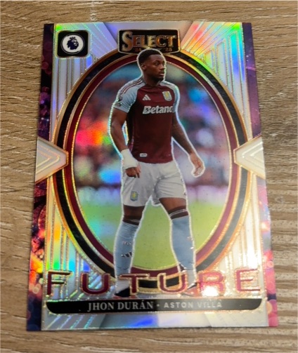2024-25 Panini Select Premier League #3 Jhon Duran Future Silver — front