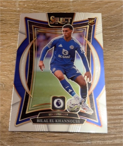 2024-25 Panini Select Premier League #92 Bilal El Khannouss — front