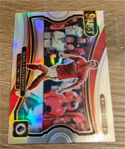 2024-25 Panini Select Premier League Snapshots #19 Nikola Milenkovic — front