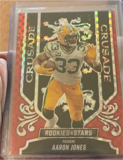 2023 Panini Rookies & Stars Crusade #CR-11 Aaron Jones — front