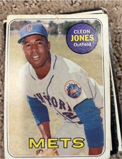 1969 Topps #512 Cleon Jones — front