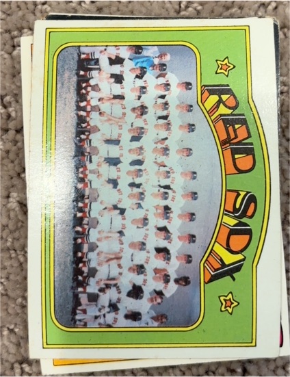 1972 Topps #328 Boston Red Sox — front