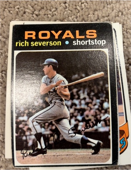 1971 Topps #103 Rich Severson — front