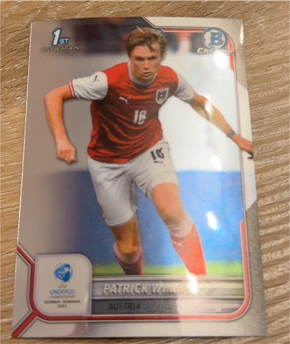 2022 Bowman Chrome UEFA Under 21 #123 Patrick Wimmer — front