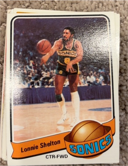 1979-80 Topps #83 Lonnie Shelton Seattle SuperSonics — front