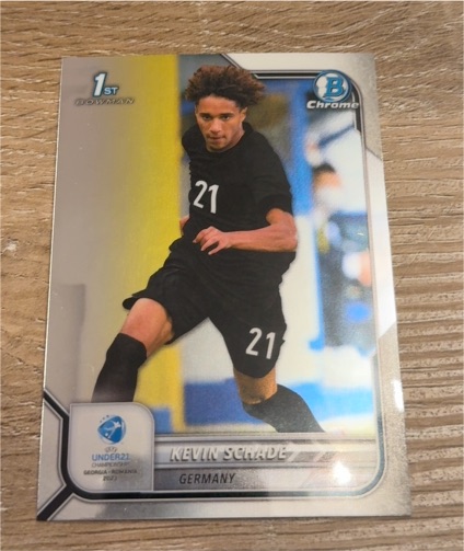 2022 Bowman Chrome UEFA Under-21 #21 Kevin Schade — front