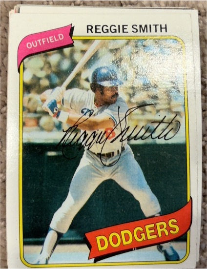1980 Topps #695 Reggie Smith — front