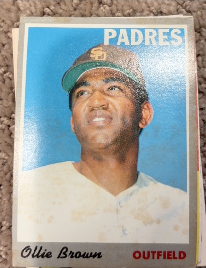 1970 Topps #130 Ollie Brown — front