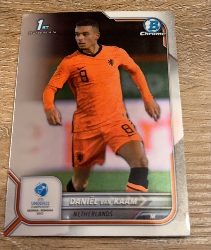 2022 Bowman Chrome UEFA Under 21 #29 Daniel van Kaam — front