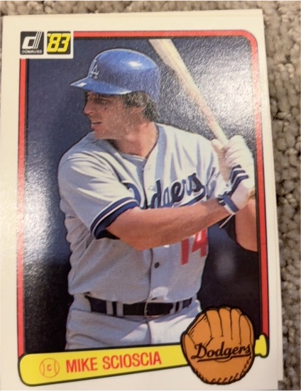 1983 Donruss #75 Mike Scioscia — front