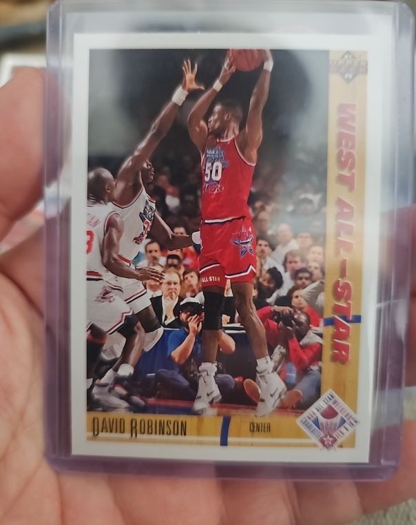 1991-92 Upper Deck #58 David Robinson — front