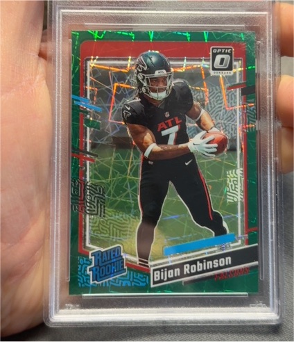 2023 Panini Donruss Optic #206 Bijan Robinson — front