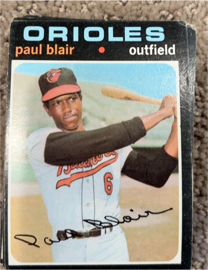 1971 Topps #53 Paul Blair — front