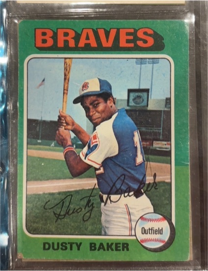 1975 Topps #33 Dusty Baker — front