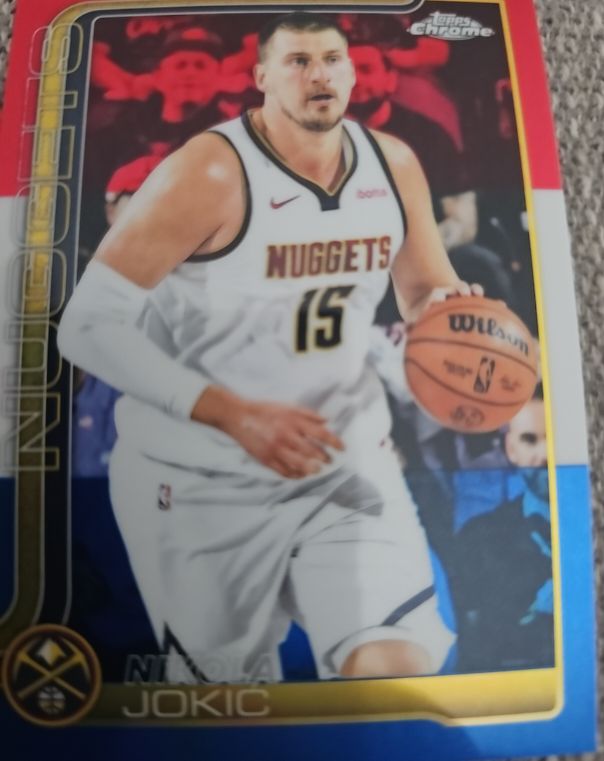 2025-26 Topps Chrome #25 Nikola Jokic — front